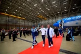 Tuyển Argentina "tan đàn xẻ nghé" khi về nước: Vắng Messi và nửa đội hình