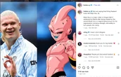 Erling Haaland có phản ứng cực hài khi bị ví giống Majin Buu trong Dragon Ball