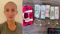 Bắt giữ Nguyễn Hoàng Nam cùng túi vàng 24K, 1.510 USD và hơn 106 triệu đồng