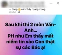 Phát biểu một câu sau khi con thi 2 môn Văn - Anh, bà mẹ Hà Nội khiến nhiều người lắc đầu: Đừng bạn ơi, tội con lắm!