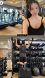 Midu khoe mặt mộc không tì vết khi check in tại phòng gym cùng chồng thiếu gia