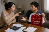 Chồng thất nghiệp vẫn muốn mua áo Arsenal giá 3 triệu, vợ không cho thì bị giận vì “tính toán”