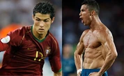 Ronaldo tăng cơ bắp, cao thêm 5cm so với lần đầu dự World Cup 20 năm trước, nhưng giá trị lại tụt dốc không phanh