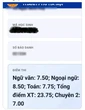 Con trượt NV1 lớp 10, phụ huynh Hà Nội "bêu tên" con trên MXH, nhìn bảng điểm toàn 7 - 8,5, cư dân mạng càng thêm bức xúc