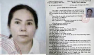 Ra quyết định truy tìm Tống Thị Thu Nguyệt SN 1974