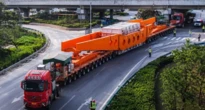 Phát hiện Trung Quốc vận hành đoàn xe dài gần 100m, nặng 600 tấn, chỉ chạy 5km/h, vận chuyển thiết bị khổng lồ phục vụ siêu dự án