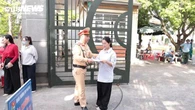 CSGT "hỏa tốc" 20 km lấy giấy dự thi cho sĩ tử để quên tại nhà