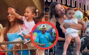 Ảo thật đấy: Neymar tập trung World Cup còn người yêu cũ và bạn gái hiện tại của anh lại "dung dăng dung dẻ" đưa các con đi chơi