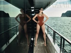 Georgina diện bikini nóng bỏng, khoe vóc dáng "đồng hồ cát" trên siêu du thuyền giữa lúc Ronaldo vướng chỉ trích