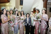Thanh Thủy trong khung hình với 3 hoa hậu quốc tế