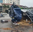 Vụ xe tải chở dưa hấu gặp nạn tại Nghệ An: Tài xế xe tải không qua khỏi, người vợ đang được điều trị tại viện