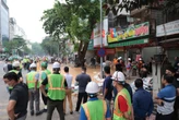 Ban Quản lý Đường sắt đô thị Hà Nội nói gì về hiện tượng bùn đất phun trào trên phố Cát Linh?