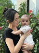 Chú bé Panda nhà MC Mai Ngọc chưa được 5 tháng đã "trộm vía" nặng gần 9kg, hội các cô các dì thi nhau vào xin vía