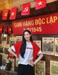 Visual sáng bừng hoà chung không khí yêu nước của hotgirl bóng chuyền Nguyễn Thị Phương