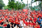 Lời chào đầu tiên của buổi sáng Tết Độc Lập