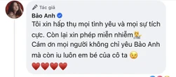 Bảo Anh tỏ rõ thái độ sau loạt bình luận trái chiều hậu khoe con gái 13 tháng tuổi
