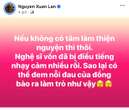 Xuân Lan bức xúc: 