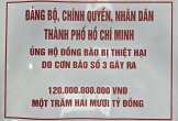 TPHCM ủng hộ 120 tỷ đồng cho đồng bào bị bão lũ ở miền Bắc