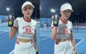 Phương Oanh đi đánh pickleball nhưng vẫn không quên khoe chồng