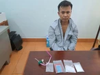 Công an chặn xe ô tô, bắt Cường “beo”