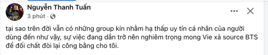 JustaTee phẫn nộ vì bị hạ thấp uy tín, yêu cầu BTC Em Xinh đòi lại công bằng