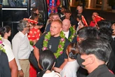Hai huyền thoại bóng đá Wes Brown và Teddy Sheringham đến Đà Nẵng