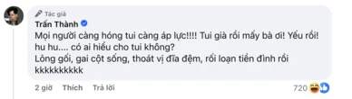 Tình trạng bệnh tật đáng lo của Trấn Thành