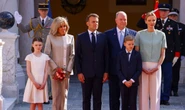 Cặp song sinh Hoàng gia Monaco “chiếm sóng” khi tiếp đón vợ chồng Tổng thống Pháp Emmanuel Macron
