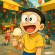 Bắt gặp nhóm bạn Doraemon nghỉ hè ở Việt Nam: Nobita ăn kem chợ cóc, Jaian đá cầu còn Dekisugi đẹp trai làm một việc không ai ngờ đến