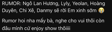 1 nữ nghệ sĩ ngầm xác nhận bị loại khỏi Em Xinh Say Hi?