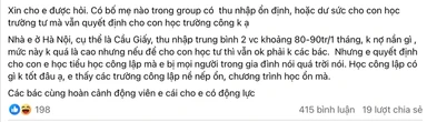 Bị nói kiếm tháng gần 100 triệu mà không biết chọn trường cho con, bà mẹ Hà Nội đáp trả bằng lý lẽ khiến ai nấy bất ngờ