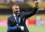"Thương binh" David Beckham đến sân cổ vũ Inter Miami và Messi