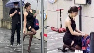 Bà mẹ mặc váy ngắn táo bạo đón con gây bão mạng: Sự thật lộ ra khiến mọi người bức xúc