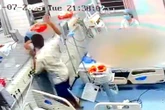 Camera ghi lại cảnh 1 điều dưỡng ở TP HCM bị hành hung khi đang cấp cứu bệnh nhân