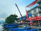 100 thuyền, xuồng từ Chùa Hương tiến về vùng lũ trợ giúp người dân Thái Nguyên, Bắc Ninh