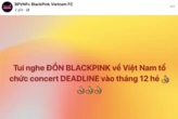 HOT: Rộ tin BLACKPINK trở lại Việt Nam, V-BLINK sắp "quẩy" siêu concert DEADLINE vào tháng 12?