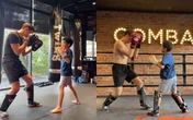 Con trai Tăng Thanh Hà gây bất ngờ với khả năng đấm boxing