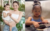 Con gái Bảo Anh 2 tuổi đàn hát cực khéo, dân tình hết lời khen ngợi