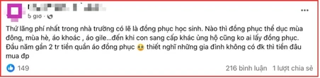 Bà mẹ Hà Nội chỉ ra thứ LÃNG PHÍ nhất trong trường học, nhiều phụ huynh phản bác: Nhờ nó mà con tôi dù nghèo cũng bớt tự ti!