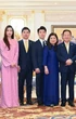 Đỗ Mỹ Linh khoe visual sáng bừng trong khung hình quyền lực nhà bầu Hiển, chuẩn khí chất dâu hào môn