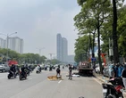 Hà Nội: Hiện trường vụ tai nạn giao thông nghiêm trọng khiến 1 thanh niên tử vong trên đường Lê Quang Đạo