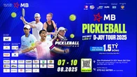MB Pickleball D-Joy Tour 2025 | HCMC Leg 2 chính thức khởi tranh – Vươn tầm thể thao quốc tế cùng MB Bank