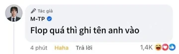Sơn Tùng: Flop quá thì ghi tên anh vào