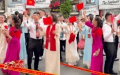 Khối nghệ sĩ lên đồ rạng rỡ ngày hợp luyện, hát Như Có Bác Trong Ngày Đại Thắng tưng bừng như trẩy hội!