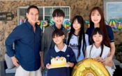 Gia đình Lý Hải - Minh Hà ăn mừng sinh nhật 9 tuổi của cậu út Mio, nhưng anh cả Rio mới là nhân vật "gây sốt"