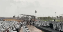 Concert quy tụ anh tài - chị đẹp sập sân khấu trước giờ G, bão lốc nguy hiểm khiến BTC phải đưa ra thông báo gấp!