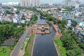 Thiết kế độc lạ của đập tràn giữ nước đầu tiên trên sông Tô Lịch