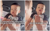 Quý tử của Quang Minh ngơ ngác vì bị ba “mắng”, sinh ra ở vạch đích nhưng không được cưng chiều