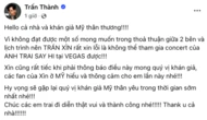 Trấn Thành sẽ vắng mặt tại 2 đêm concert Anh Trai Say Hi ở Mỹ!