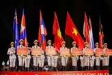 Lễ khai mạc giải bóng đá Công an - Cảnh sát ASEAN mở rộng 2025 đẳng cấp như Asian Cup
